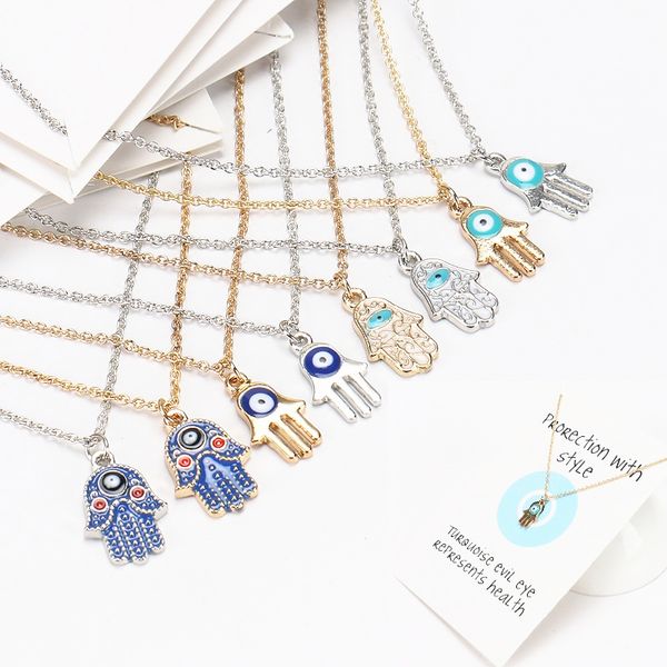fashion women designer necklace silver gold plated chain classic evil eye hams hand charms pendant jewelry gift
fashion women designer necklace silver gold plated chain classic evil eye hams hand charms pendant jewelry gift