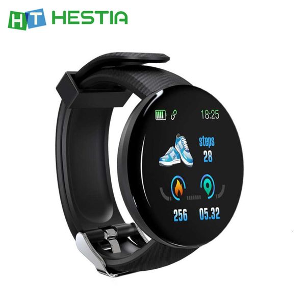 intelligent sports watch d18, with color display, heart rate and blood prsure control, black, ip67
intelligent sports watch d18, with color display, heart rate and blood prsure control, black, ip67