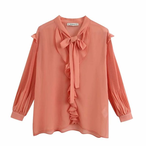 women agaric lace bow tied solid chiffon blouse office lady pleated sleeve ruffles casual shirt chic blusas kg-255, White
women agaric lace bow tied solid chiffon blouse office lady pleated sleeve ruffles casual shirt chic blusas kg-255, White
