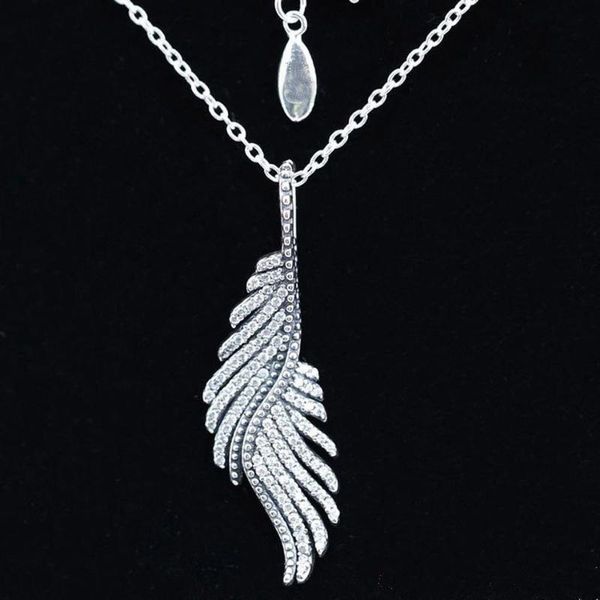 chains s925 necklace majestic feathers clear cubic zirconia necklaces for women wedding party fit lady fine jewelry, Silver
chains s925 necklace majestic feathers clear cubic zirconia necklaces for women wedding party fit lady fine jewelry, Silver