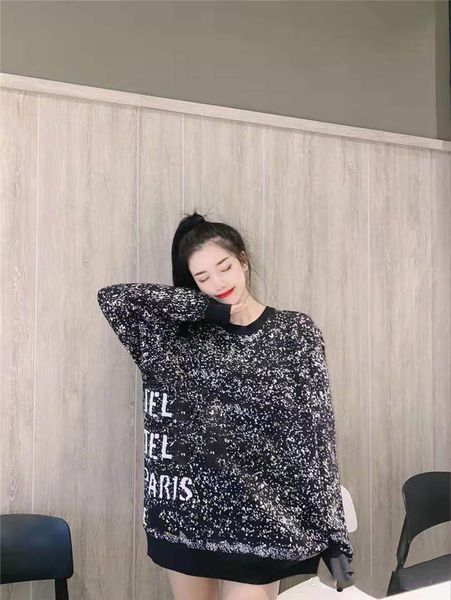 women classical sweater spring winter wool quantity winter outwear lady sweatshirts fashion style embroidery sweaters, White;black
women classical sweater spring winter wool quantity winter outwear lady sweatshirts fashion style embroidery sweaters, White;black