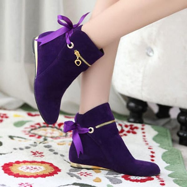 boots sweet bow ankle women faux suede short fashion round toe solid woman plus size 35-43, Black
boots sweet bow ankle women faux suede short fashion round toe solid woman plus size 35-43, Black