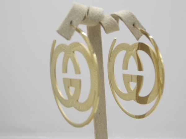 sell big letter jewelry stainless steel diameter 5cm studs gold plated never fade earrings for christmas gifts wholesale, White
sell big letter jewelry stainless steel diameter 5cm studs gold plated never fade earrings for christmas gifts wholesale, White
