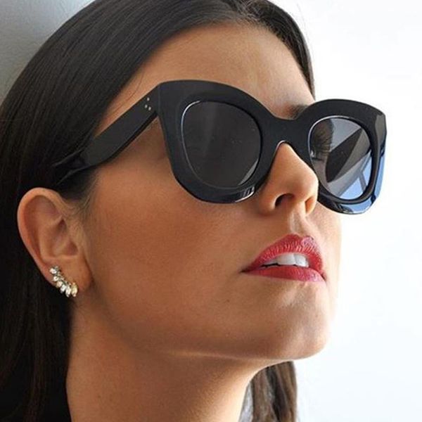 sunglasses fashion brand design black cat eye women 2021 retro butterflye sun glasses luxury goggles uv400, White;black
sunglasses fashion brand design black cat eye women 2021 retro butterflye sun glasses luxury goggles uv400, White;black