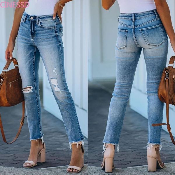 women's jeans 2021 women loose broken hole fashion bleached deep blue denim pants elegant full length female ladies
women's jeans 2021 women loose broken hole fashion bleached deep blue denim pants elegant full length female ladies