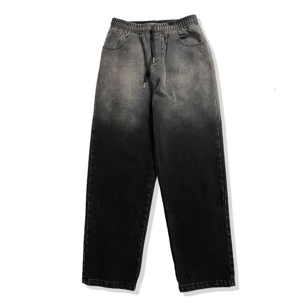 net red 2020 / s spring and summer hip hop jeans simple fashion men's street loose woven pants gradual wash, Black
net red 2020 / s spring and summer hip hop jeans simple fashion men's street loose woven pants gradual wash, Black