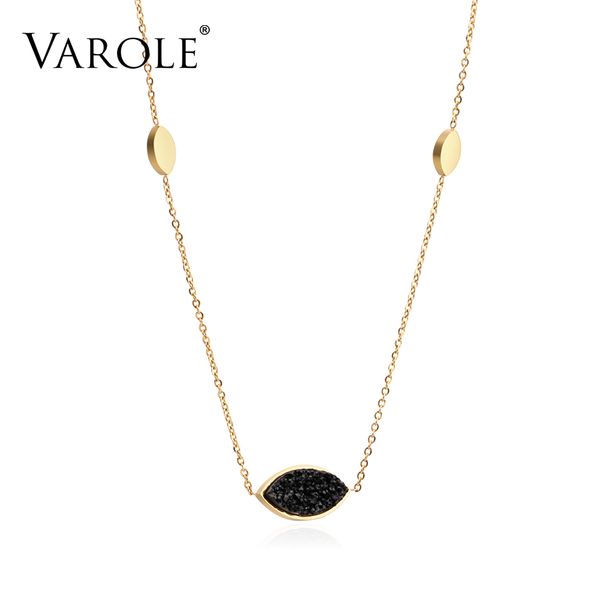 varole high quantity stainless steel black crystal necklace & pendants for women gold color charms necklaces pendant jewelry
varole high quantity stainless steel black crystal necklace & pendants for women gold color charms necklaces pendant jewelry