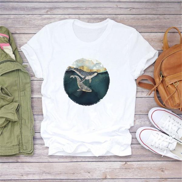 women whale fish cute art painting ladies womens aesthetic clothes graphic female ladens graphic female tee t-shirts, White
women whale fish cute art painting ladies womens aesthetic clothes graphic female ladens graphic female tee t-shirts, White