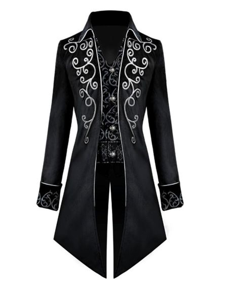 men's trench coats mens steampunk vintage tailcoat jacket gothic victorian frock coat uniform halloween costume party prom tuxedo men x, Tan;black
men's trench coats mens steampunk vintage tailcoat jacket gothic victorian frock coat uniform halloween costume party prom tuxedo men x, Tan;black