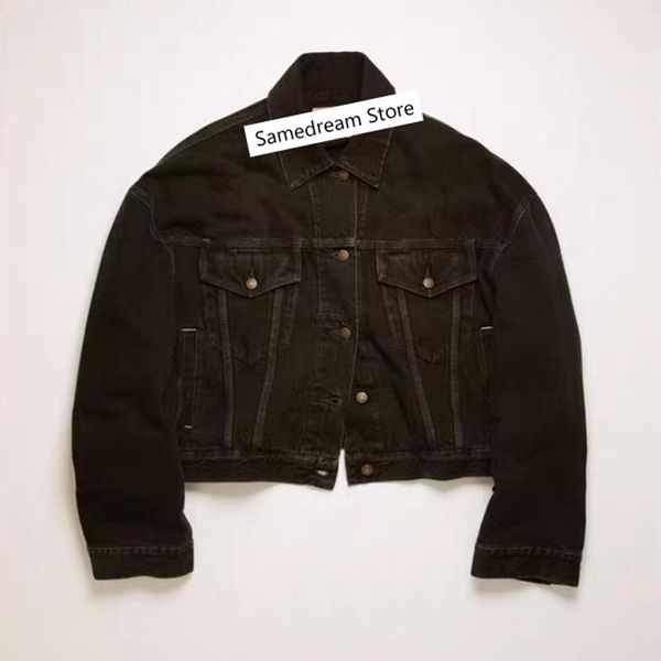 women's jackets classic casual women denim jacket early autumn solid wild loose lady, Black;brown
women's jackets classic casual women denim jacket early autumn solid wild loose lady, Black;brown
