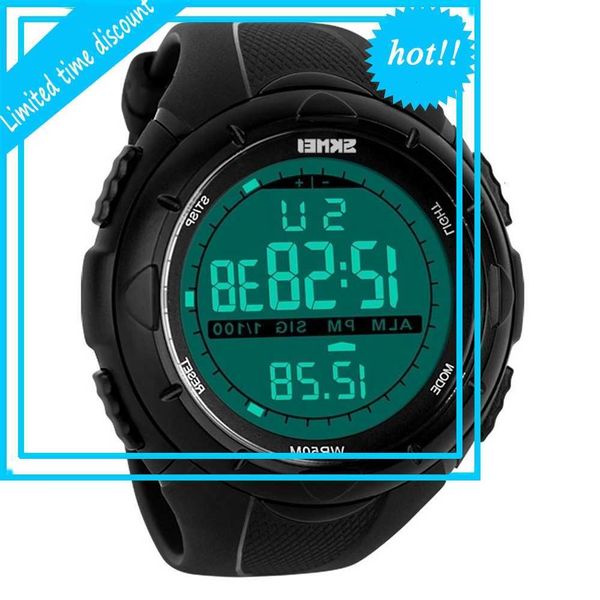 new time men's waterproof multi function electronic for male students sports diving watch 1025, Slivery;brown
new time men's waterproof multi function electronic for male students sports diving watch 1025, Slivery;brown
