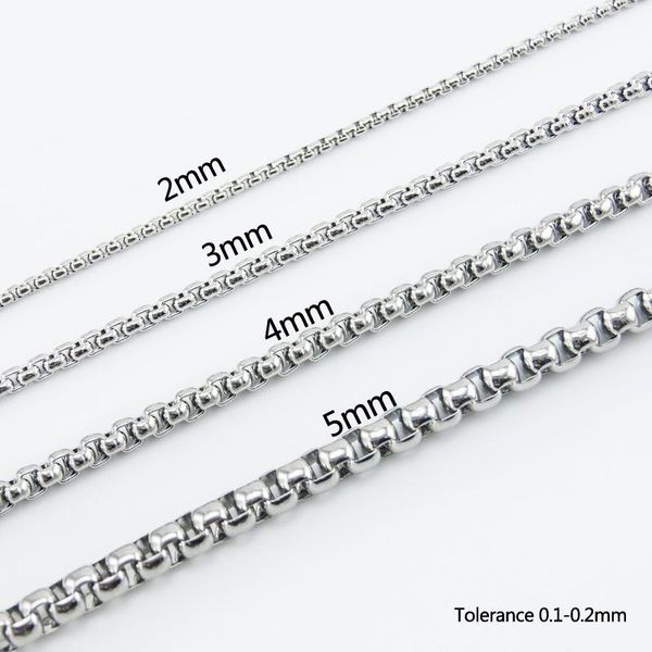 100% stainless steel chain for jewelry 2/3/4/5mm square rolo box chains by the meter diy metal chain necklace wholesale no clasp, Silver
100% stainless steel chain for jewelry 2/3/4/5mm square rolo box chains by the meter diy metal chain necklace wholesale no clasp, Silver