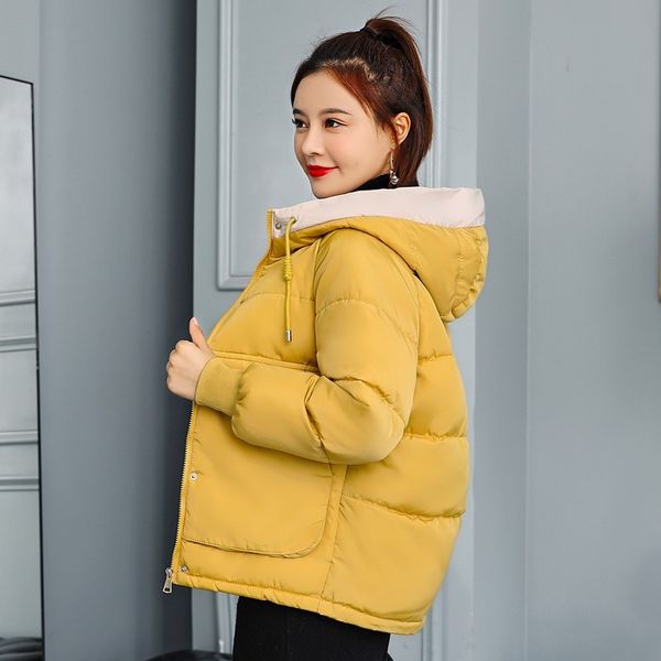 women winter loose casual hooded cotton quilled parkas student quilted windproof cardigan outerwear female, Black
women winter loose casual hooded cotton quilled parkas student quilted windproof cardigan outerwear female, Black