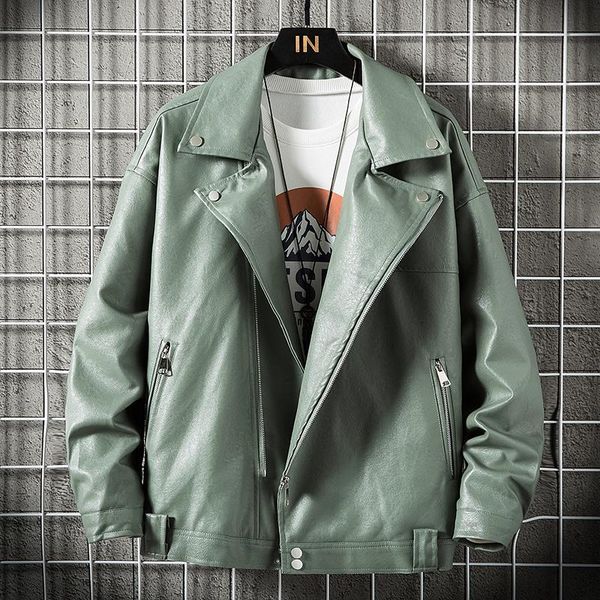 men's fur & faux mens arrival motorcycle leather jacket casual biker slim fit zippers male jackets and coats, Black
men's fur & faux mens arrival motorcycle leather jacket casual biker slim fit zippers male jackets and coats, Black
