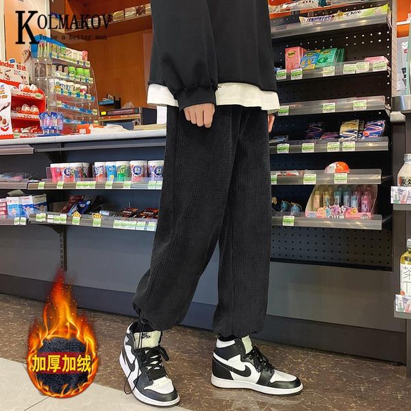 men's pants kolmakov autumn/winter trousers add velvet and heavy corn corduroy slacks male 2 color size m-5xl, Black
men's pants kolmakov autumn/winter trousers add velvet and heavy corn corduroy slacks male 2 color size m-5xl, Black