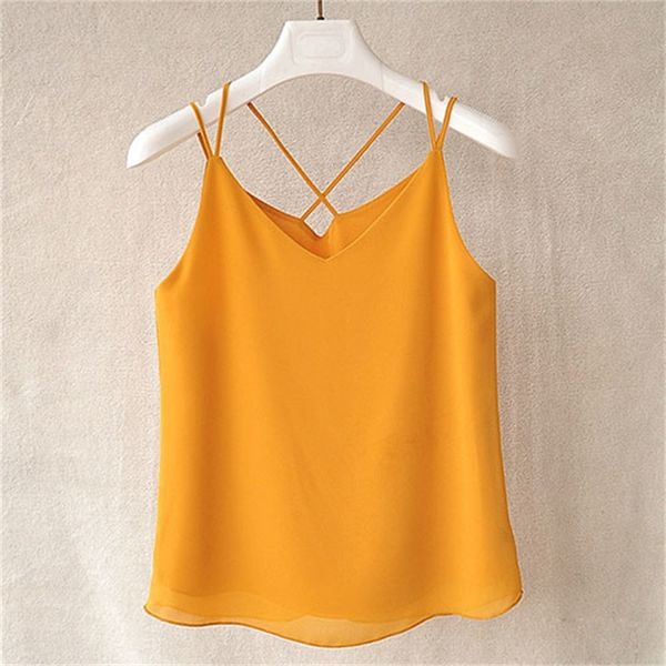 casual summer chiffon sweater chemise female with no upper back, sleeveless women's and blouses 5oi3, White
casual summer chiffon sweater chemise female with no upper back, sleeveless women's and blouses 5oi3, White