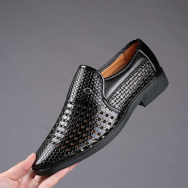 wholesale classic luxury summer leather men's business formal shoes hollow out soft for men breathable oxfords slip on male flat dress, Black
wholesale classic luxury summer leather men's business formal shoes hollow out soft for men breathable oxfords slip on male flat dress, Black