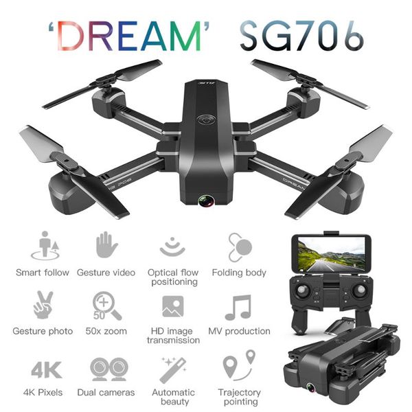 sg706 rc drone with dual camera 4k 1080p 50x zoom optical flow positioning image follow foldable quadcopter drone vs sg906 sg907
sg706 rc drone with dual camera 4k 1080p 50x zoom optical flow positioning image follow foldable quadcopter drone vs sg906 sg907