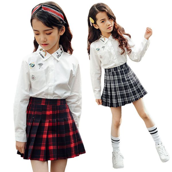 2020 spring autumn vintage pleated skirt toddler girls plaid cotton skirts school teens girls bottom children clothing 3-14 yrs y200704
2020 spring autumn vintage pleated skirt toddler girls plaid cotton skirts school teens girls bottom children clothing 3-14 yrs y200704