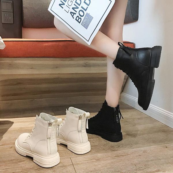 rock shoes woman women's rubber boots round toe back zip boots-women zipper booties ladies low heels booties luxury, Black
rock shoes woman women's rubber boots round toe back zip boots-women zipper booties ladies low heels booties luxury, Black