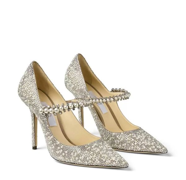 women sandals elegant baily bridal wedding dress shoes glitter lady pumps crystal pearl strap high heels famous pointed toe women's com, Black
women sandals elegant baily bridal wedding dress shoes glitter lady pumps crystal pearl strap high heels famous pointed toe women's com, Black