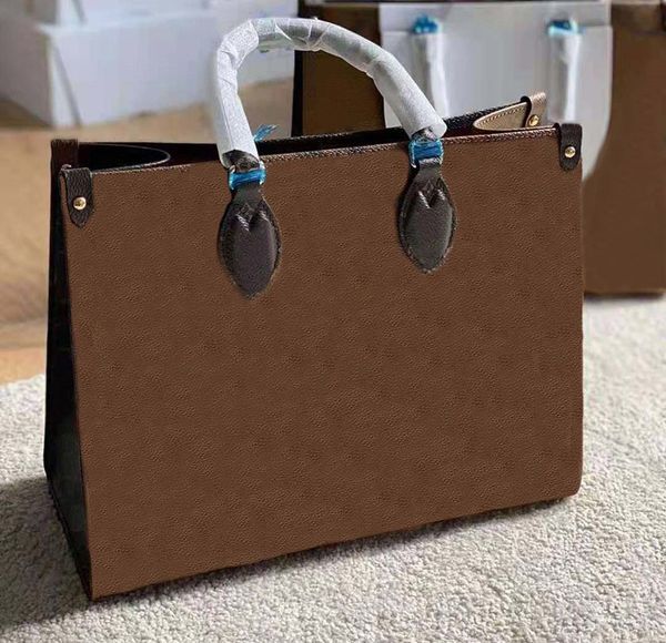 2021 luxury classic brand totes leather canvas large capacity handbag fashion lady brown shopping bag
2021 luxury classic brand totes leather canvas large capacity handbag fashion lady brown shopping bag