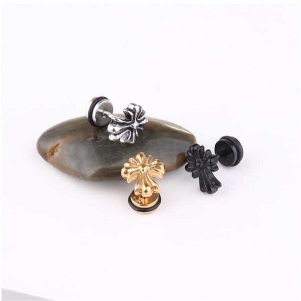 stud punk rock cross crow star trendy stainless steel men and women titanium dumbbell earrings, Golden;silver
stud punk rock cross crow star trendy stainless steel men and women titanium dumbbell earrings, Golden;silver