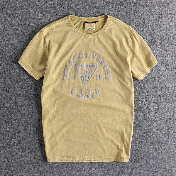 2021 new vintage old heavy wash t shirt trendy summer men's round neck letter print short sleeve t-shirt male streetwear ha8y, White;black
2021 new vintage old heavy wash t shirt trendy summer men's round neck letter print short sleeve t-shirt male streetwear ha8y, White;black