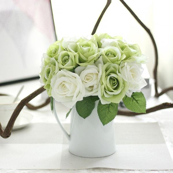 9 heads artificial silk fake flowers leaf rose wedding floral decor bouquet bouquet wedding suppliers home party decorations
9 heads artificial silk fake flowers leaf rose wedding floral decor bouquet bouquet wedding suppliers home party decorations