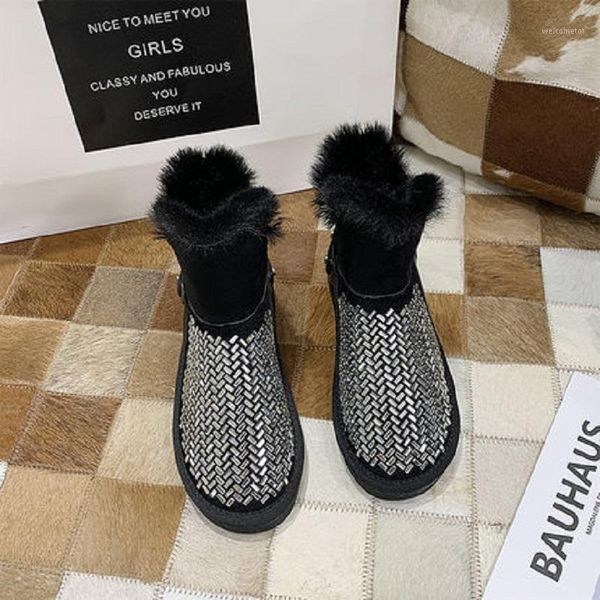 snow boots plus velvet non-slip winter 2021 new fashion rhinestone warm and comfortable cotton boots1, Black
snow boots plus velvet non-slip winter 2021 new fashion rhinestone warm and comfortable cotton boots1, Black