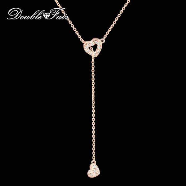 pendant necklaces double fair brand style sweet heart cubic zirconia & pendants rose gold wedding crystal jewelry for women dfn159, Silver
pendant necklaces double fair brand style sweet heart cubic zirconia & pendants rose gold wedding crystal jewelry for women dfn159, Silver