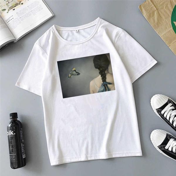женщины свободные с короткими рукавами смешные печати tshirt o-sece лето топ с коротким рукавом плюс размер футболка повседневная женская, White
женщины свободные с короткими рукавами смешные печати tshirt o-sece лето топ с коротким рукавом плюс размер футболка повседневная женская, White