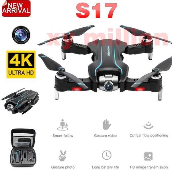 new arrival s17 rc drone 4k with dual camera optical flow hd one-key return adjustable angle camera helicopter quadcopter toys
new arrival s17 rc drone 4k with dual camera optical flow hd one-key return adjustable angle camera helicopter quadcopter toys