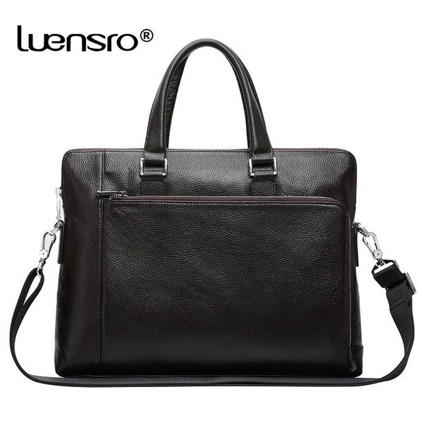 briefcases luensro 100% genuine leather men 14 inch lapbriefcase brand man casual handbag male simple shoulder bags
briefcases luensro 100% genuine leather men 14 inch lapbriefcase brand man casual handbag male simple shoulder bags