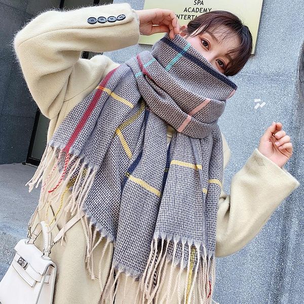 scarves korean version for women's autumn and winter thorn hair mesh bib knitted student girl tassel shawl, Blue;gray
scarves korean version for women's autumn and winter thorn hair mesh bib knitted student girl tassel shawl, Blue;gray