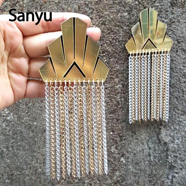 dangle & chandelier exaggerated design long tassel acrylic earrings silver color chain for women fashion decoration jewelry1
dangle & chandelier exaggerated design long tassel acrylic earrings silver color chain for women fashion decoration jewelry1