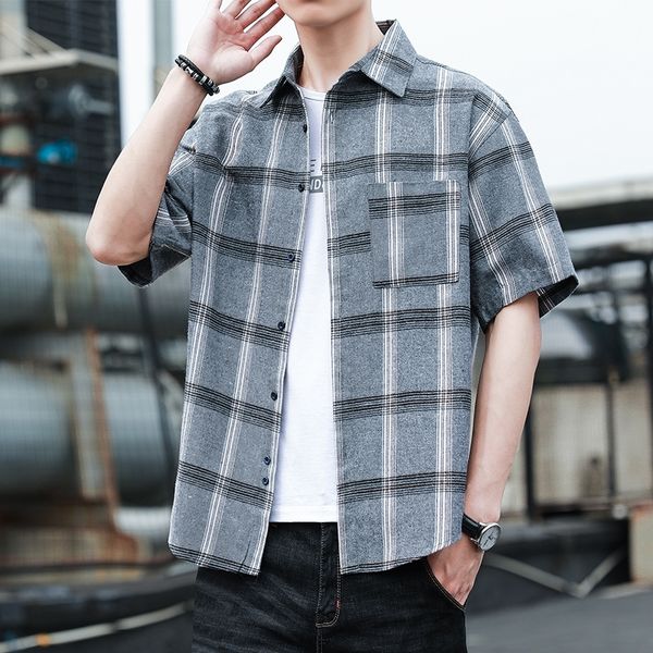 2021 new men's shirt short sleeves, casual summer vintage korean shirt, fashion, loose male , hipster chemises homme. edua ezcz, White;black
2021 new men's shirt short sleeves, casual summer vintage korean shirt, fashion, loose male , hipster chemises homme. edua ezcz, White;black