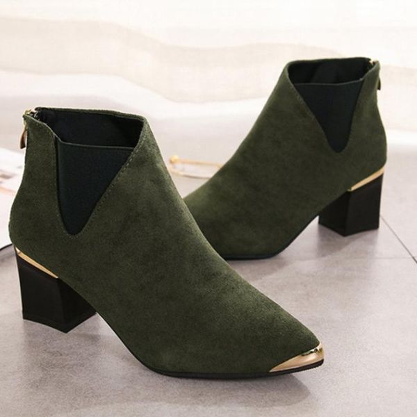 2021 autumn and winter classic women's boots thick-soled pointed ladies high heels ladies non-slip casual shoes shoes woman1, Black
2021 autumn and winter classic women's boots thick-soled pointed ladies high heels ladies non-slip casual shoes shoes woman1, Black