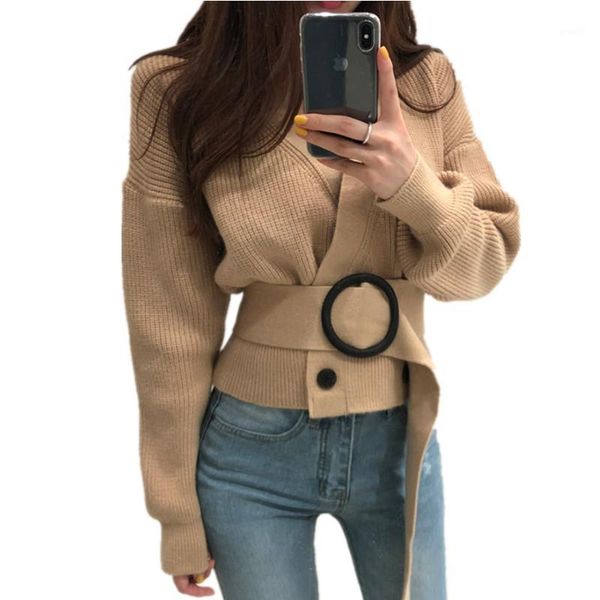 korean autumn winter double-breasted sweater coat fashion women long sleeve knitting sashes cardigan casual v neck coat1, Tan;black
korean autumn winter double-breasted sweater coat fashion women long sleeve knitting sashes cardigan casual v neck coat1, Tan;black