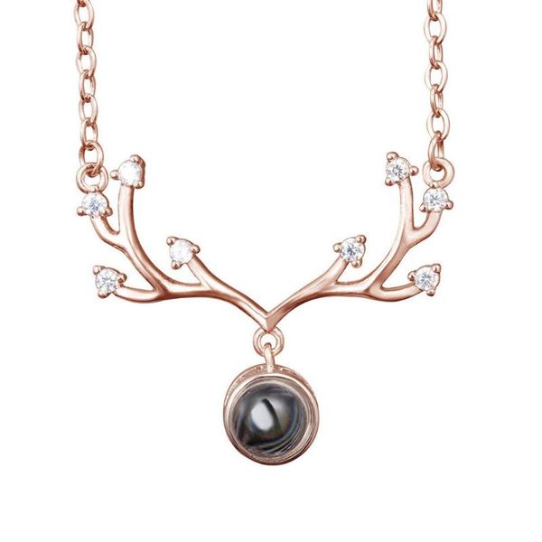 antlers shining valentines day gift 100 languages says i love you projection necklace christmas gift for girlfriend present a1, Silver
antlers shining valentines day gift 100 languages says i love you projection necklace christmas gift for girlfriend present a1, Silver