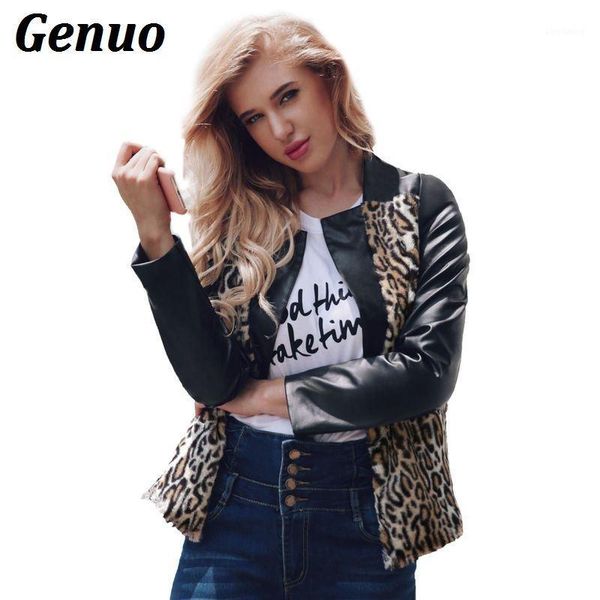 autumn winter women coat leopard print faux fur coat patchwork pu leather jackets long-sleeve short slim outwear plus size genuo1, Black
autumn winter women coat leopard print faux fur coat patchwork pu leather jackets long-sleeve short slim outwear plus size genuo1, Black