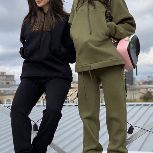 sport spring tracksuit women's suit long sleeve drawstring female hoodies suits casual oversize tracksuits pants ladies set 210524, White
sport spring tracksuit women's suit long sleeve drawstring female hoodies suits casual oversize tracksuits pants ladies set 210524, White
