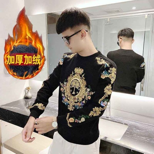 2020 autumn winters with velvet thickening popular fleece male heavy embroidery craft coat social spiritual men long sleeve c1212, White;black
2020 autumn winters with velvet thickening popular fleece male heavy embroidery craft coat social spiritual men long sleeve c1212, White;black