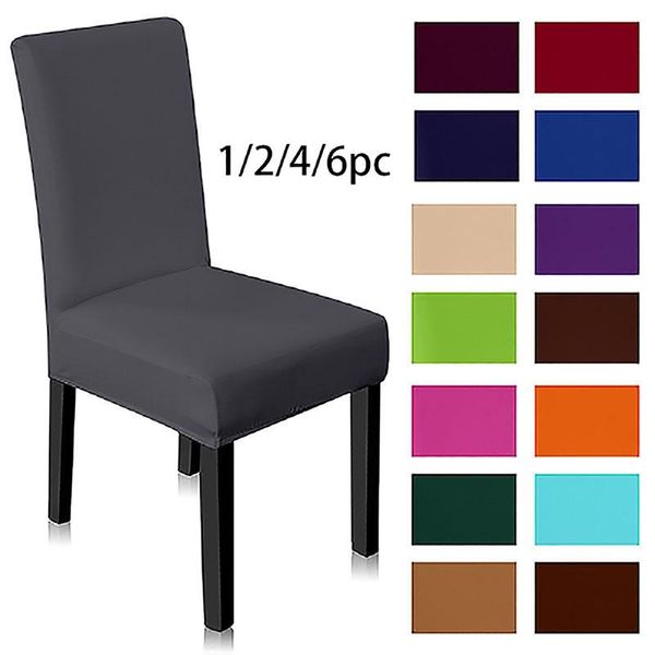 chair covers elastic solid color modern plain cover seat dining el wedding banquet 1/2/4/6 pcs
chair covers elastic solid color modern plain cover seat dining el wedding banquet 1/2/4/6 pcs