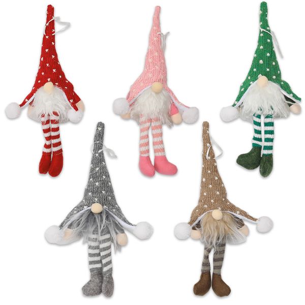 new ghome ornament decoraion with led light knitted long legs forester doll christmas tree pendant for the elderly no face dhd2870
new ghome ornament decoraion with led light knitted long legs forester doll christmas tree pendant for the elderly no face dhd2870