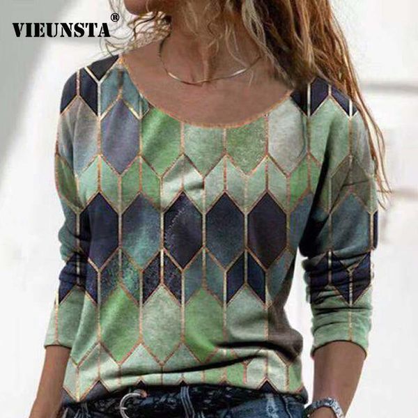 2021 new fashion geometric print blouse shirt women o-neck long sleeve spring elegant office lady blouse autumn pullover 3xl1, White
2021 new fashion geometric print blouse shirt women o-neck long sleeve spring elegant office lady blouse autumn pullover 3xl1, White