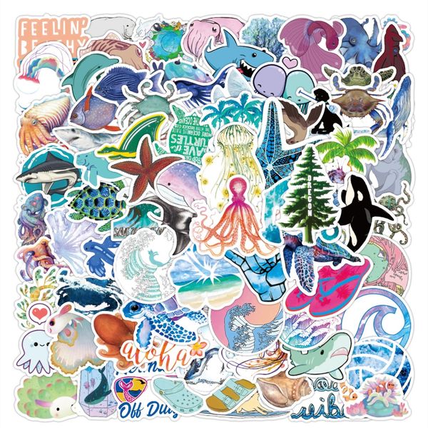 pack of 100pcs wholesale magical marine life stickers waterproof no-duplicate sticker kids toys for helmet skateboard luggage notebook decal
pack of 100pcs wholesale magical marine life stickers waterproof no-duplicate sticker kids toys for helmet skateboard luggage notebook decal