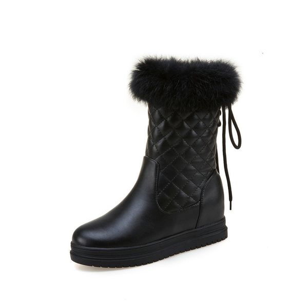 2021 new sweet shoes warm winter snow mid calf high qulity pu round toe zip boots ppyl, Black
2021 new sweet shoes warm winter snow mid calf high qulity pu round toe zip boots ppyl, Black