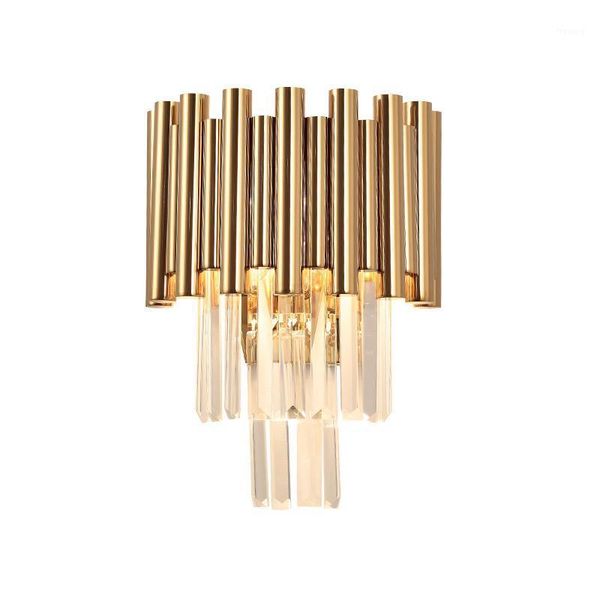 luxury gold wall lamp modern crystal sconce ac110v 240v kristall-wandleuchte living room bedroom led lights1
luxury gold wall lamp modern crystal sconce ac110v 240v kristall-wandleuchte living room bedroom led lights1