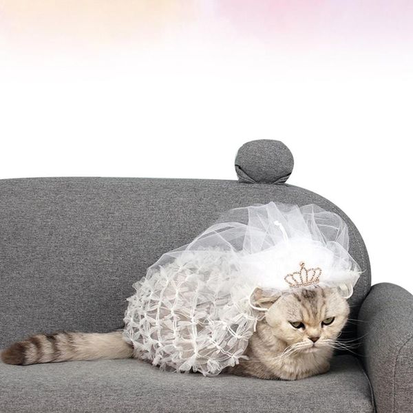 dog apparel 1 pc cat bride headdress adjustable crown pattern elegant stylish bridal veils cloth accessory mesh for pet cosplay
dog apparel 1 pc cat bride headdress adjustable crown pattern elegant stylish bridal veils cloth accessory mesh for pet cosplay